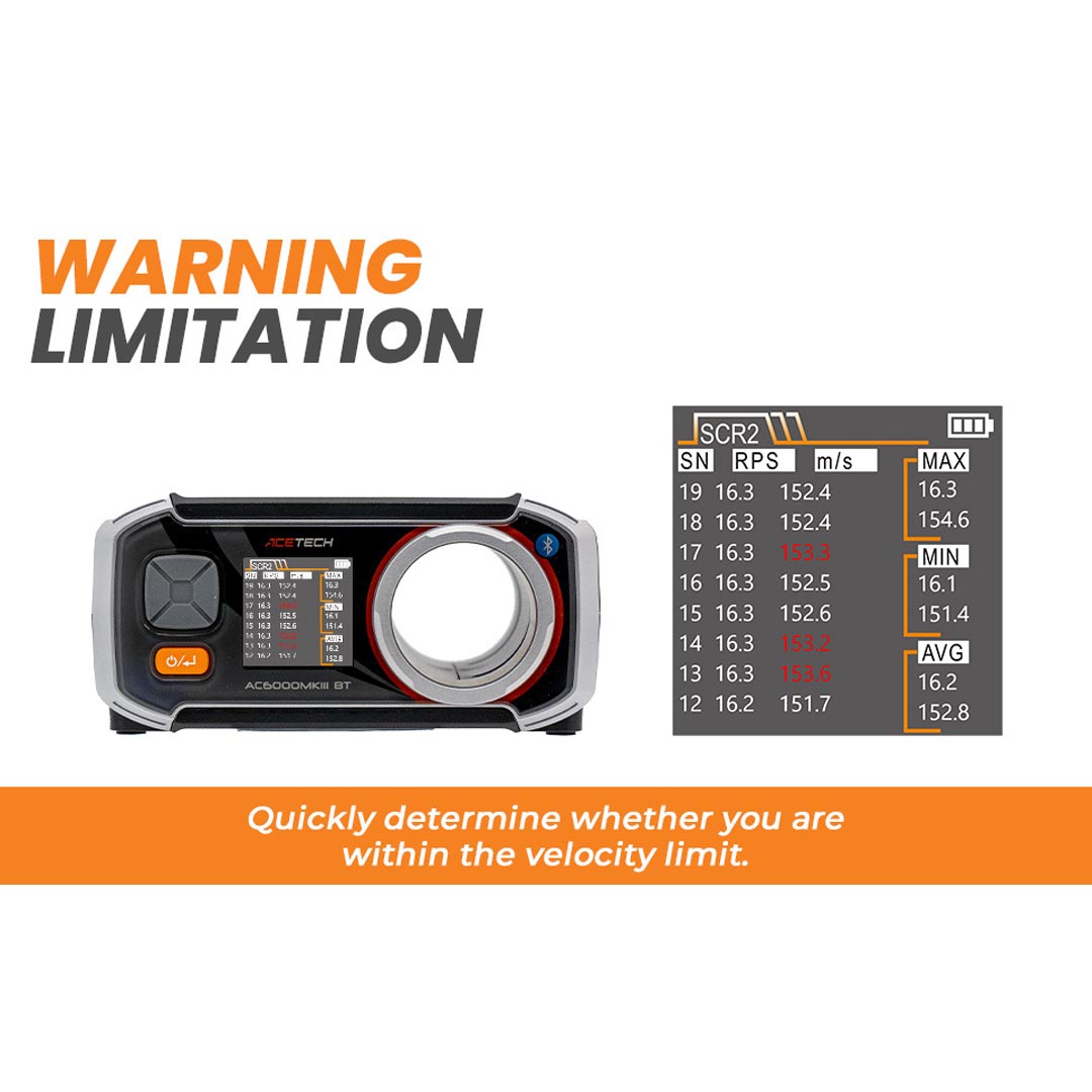 Acetech AC6000 MKIII BT Chronograph (Premium Edition)