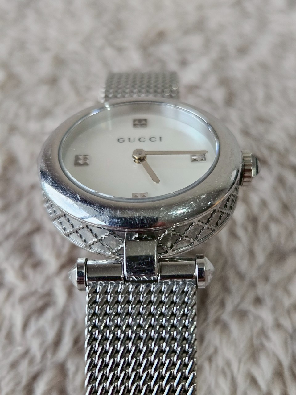 Gucci watch ya141504 Diamantissima Stainless