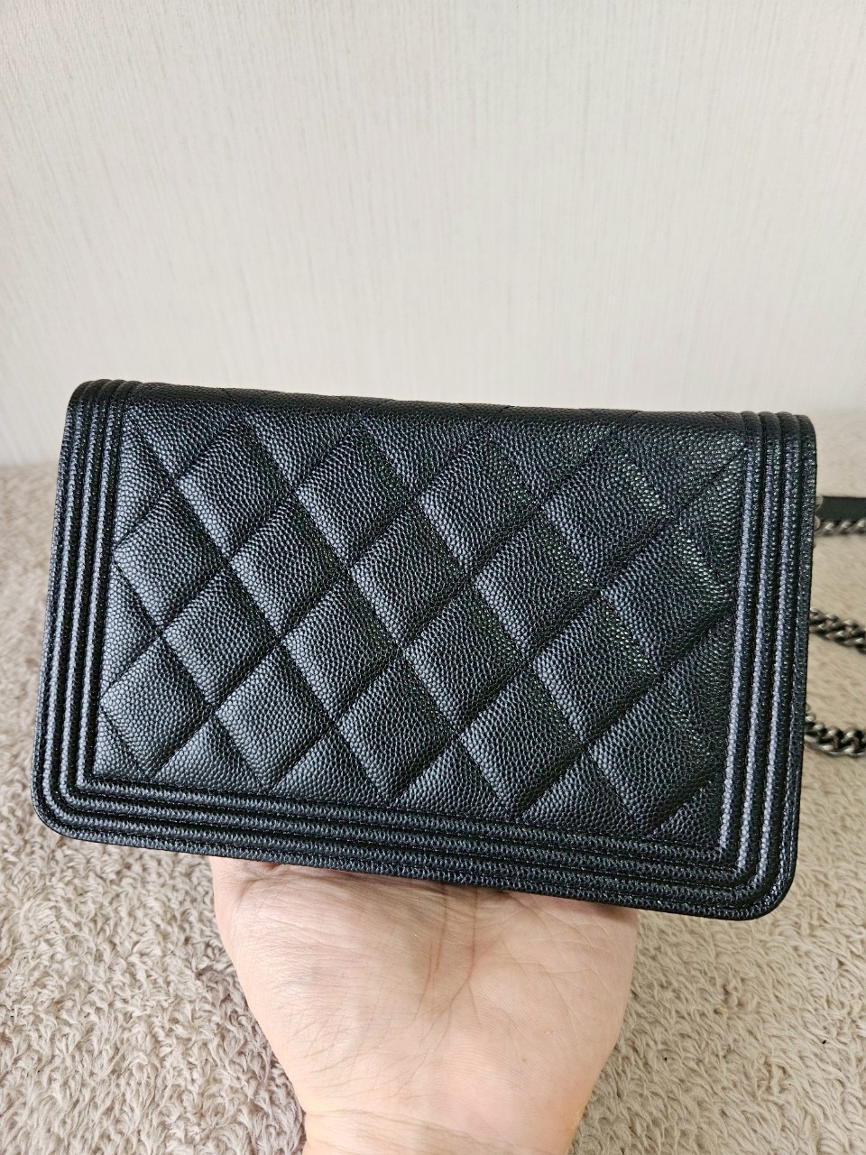 Chanel WOC Boy Cavair