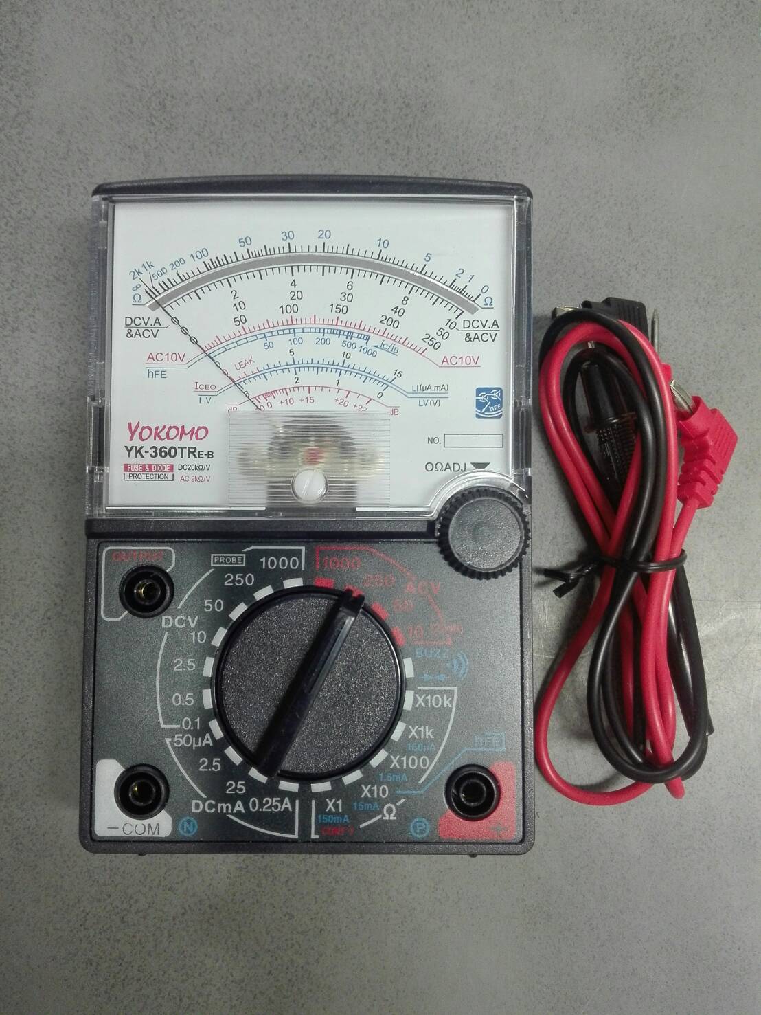 มัลติมิเตอร์วัดไฟ YOKOMO 360-TRE แบบเข็ม