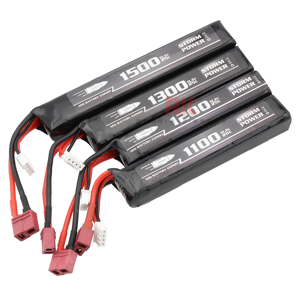 Storm Power 11.1V 1300mAh 25C GEN2 (Deans)