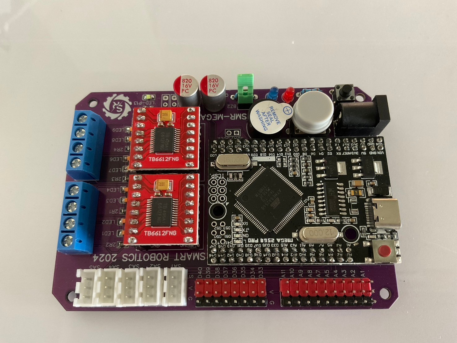 SMR บอร์ดหุ่นยนต์mega pro พร้อมใช้งาน (รวมบอร์ดMaga pro)