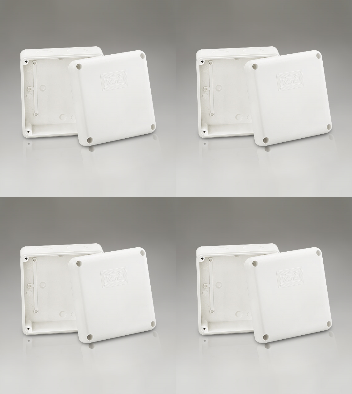 กล่องกันน้ำพลาสติก ยี่ห้อ นาโน Nano ขนาด 4x4