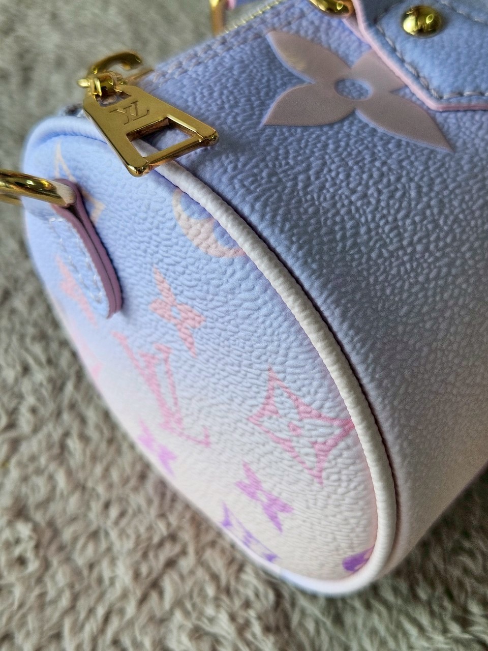 LV Papillon Pastel Sunrise Monogram Microchip