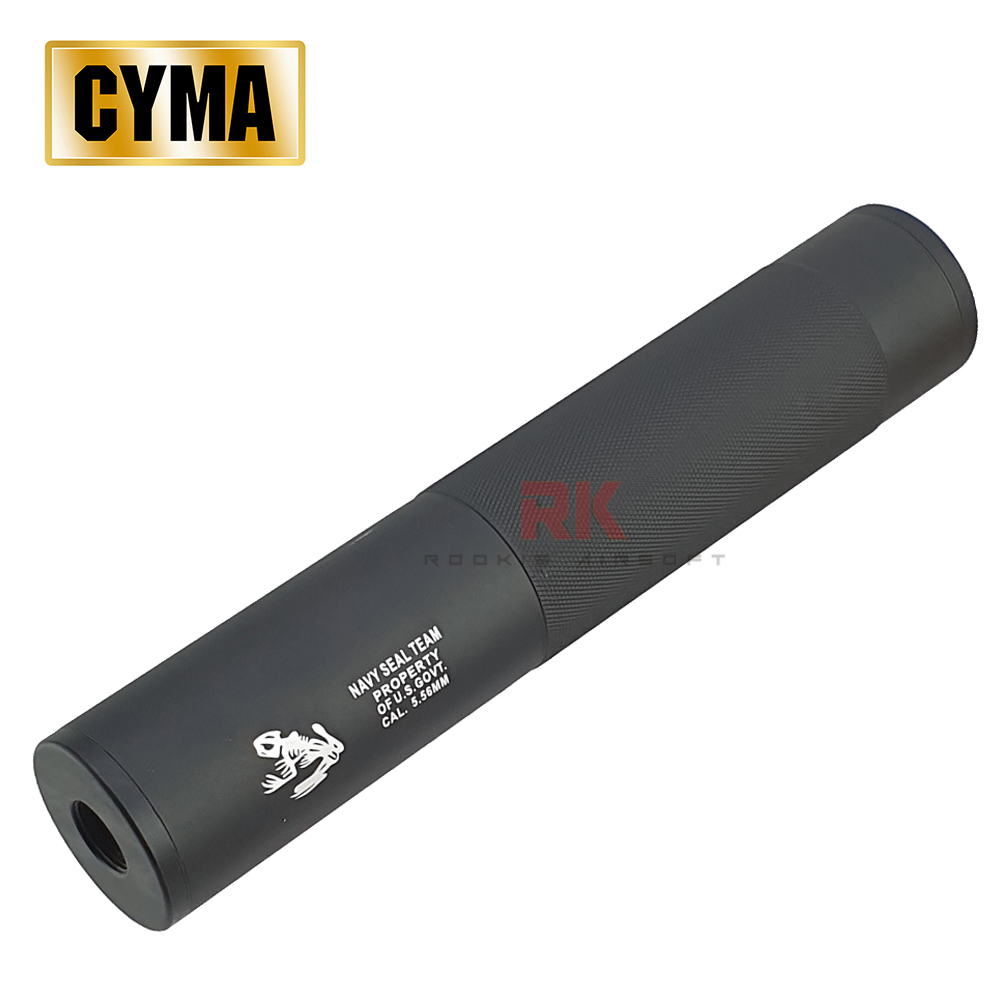 CYMA 7.5 inch (190mm x 35mm) Silencer 14mm CCW (HY-139)