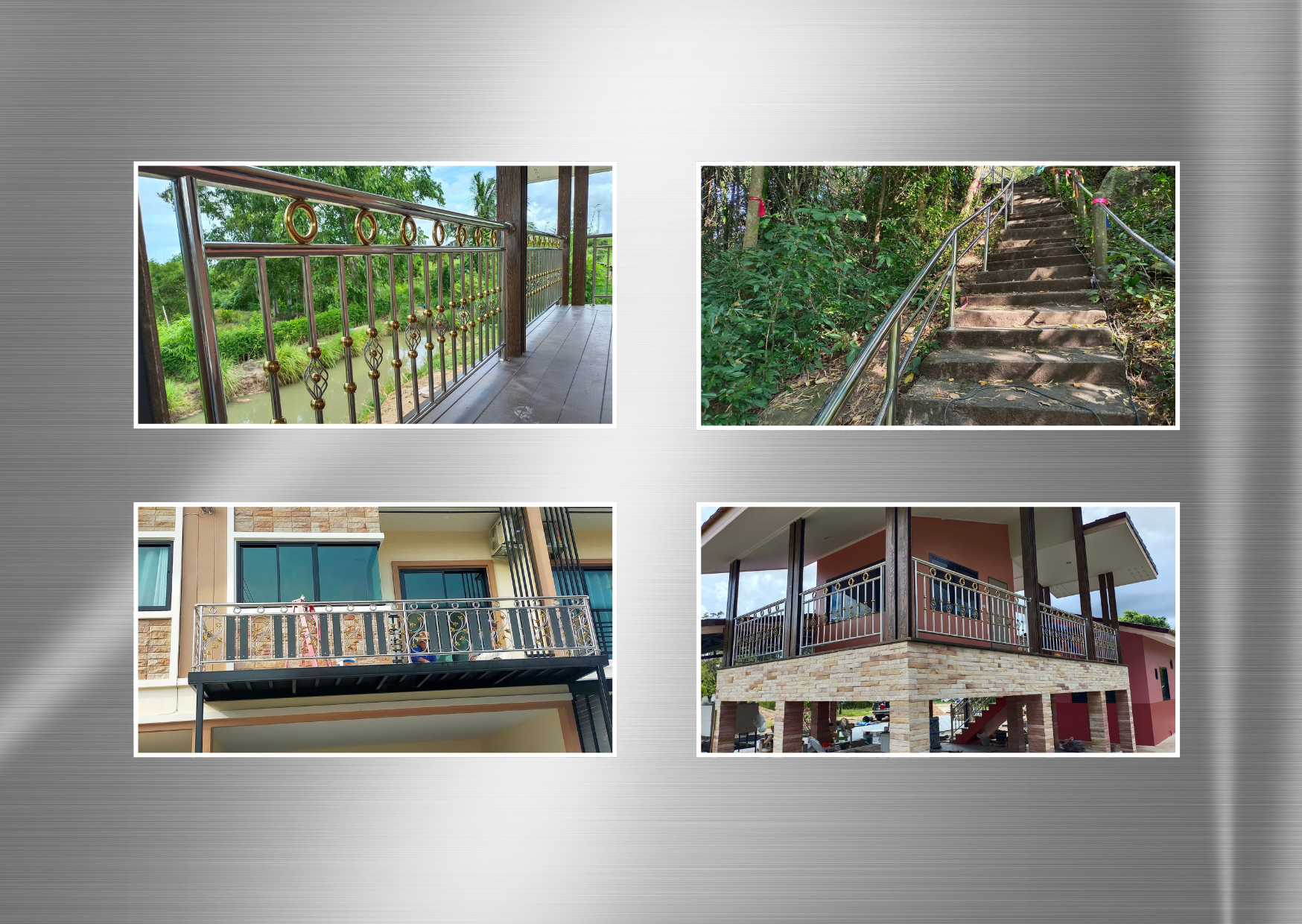 แบบประตูรั้วบ้านสแตนเลส โทร.094-515-7920