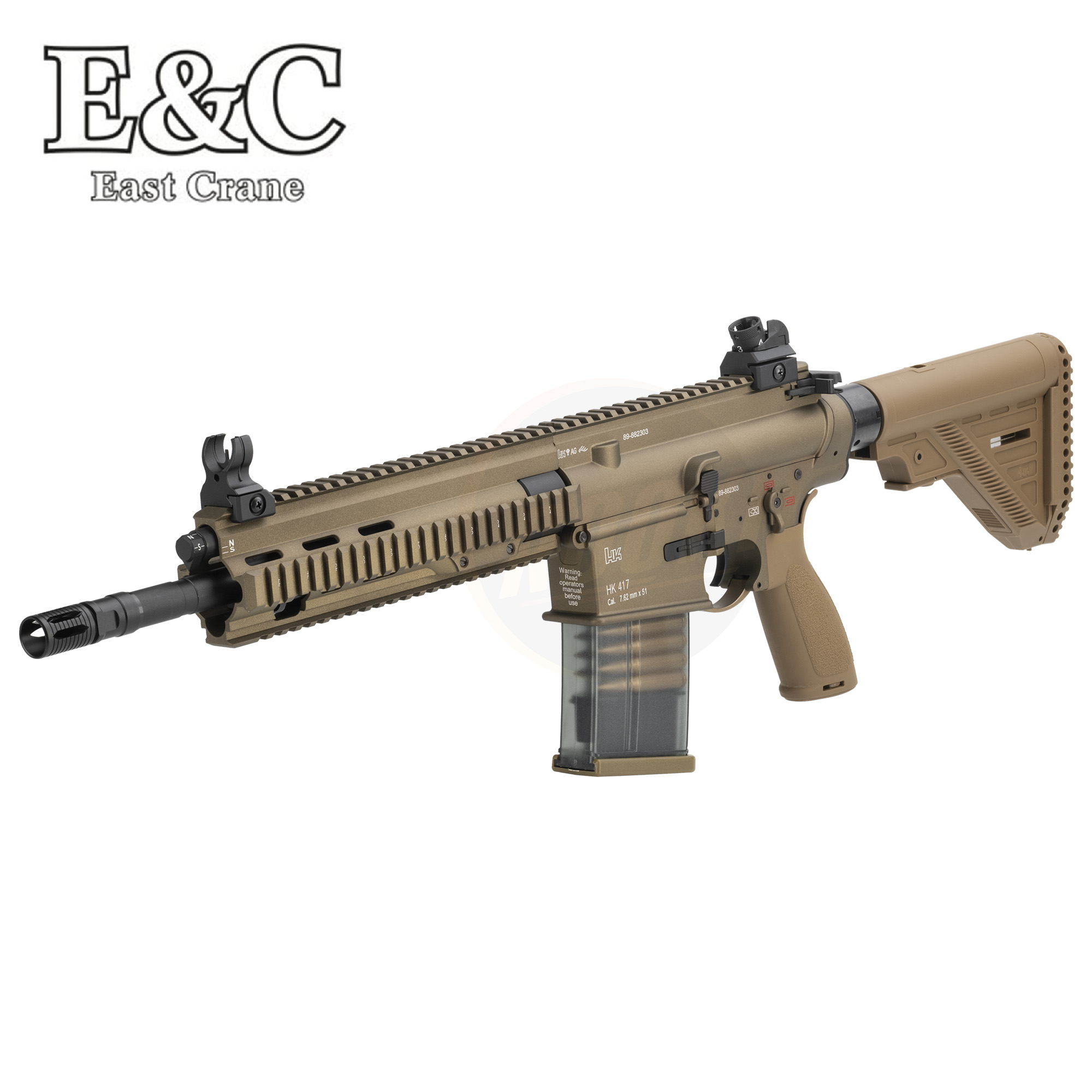 E&C 202 S2 HK417 A2 AEG - 10" Handguard / 13" Barrel