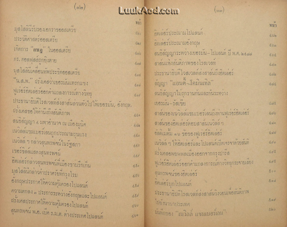 ฮิตเล่อร์บุก / วิเทศกรณีย์