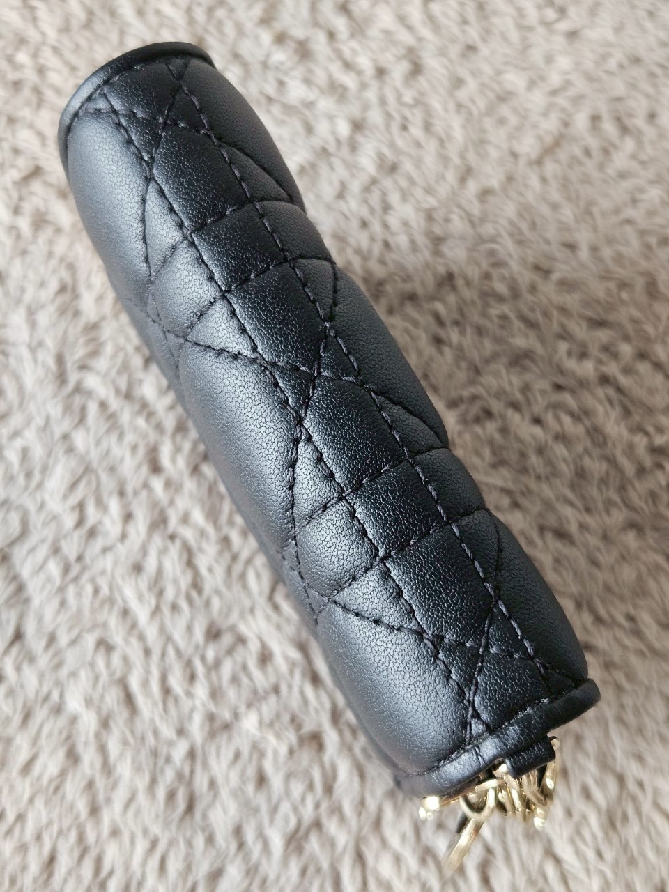 Dior Lady Dior Medium Wallet Lambskin Black