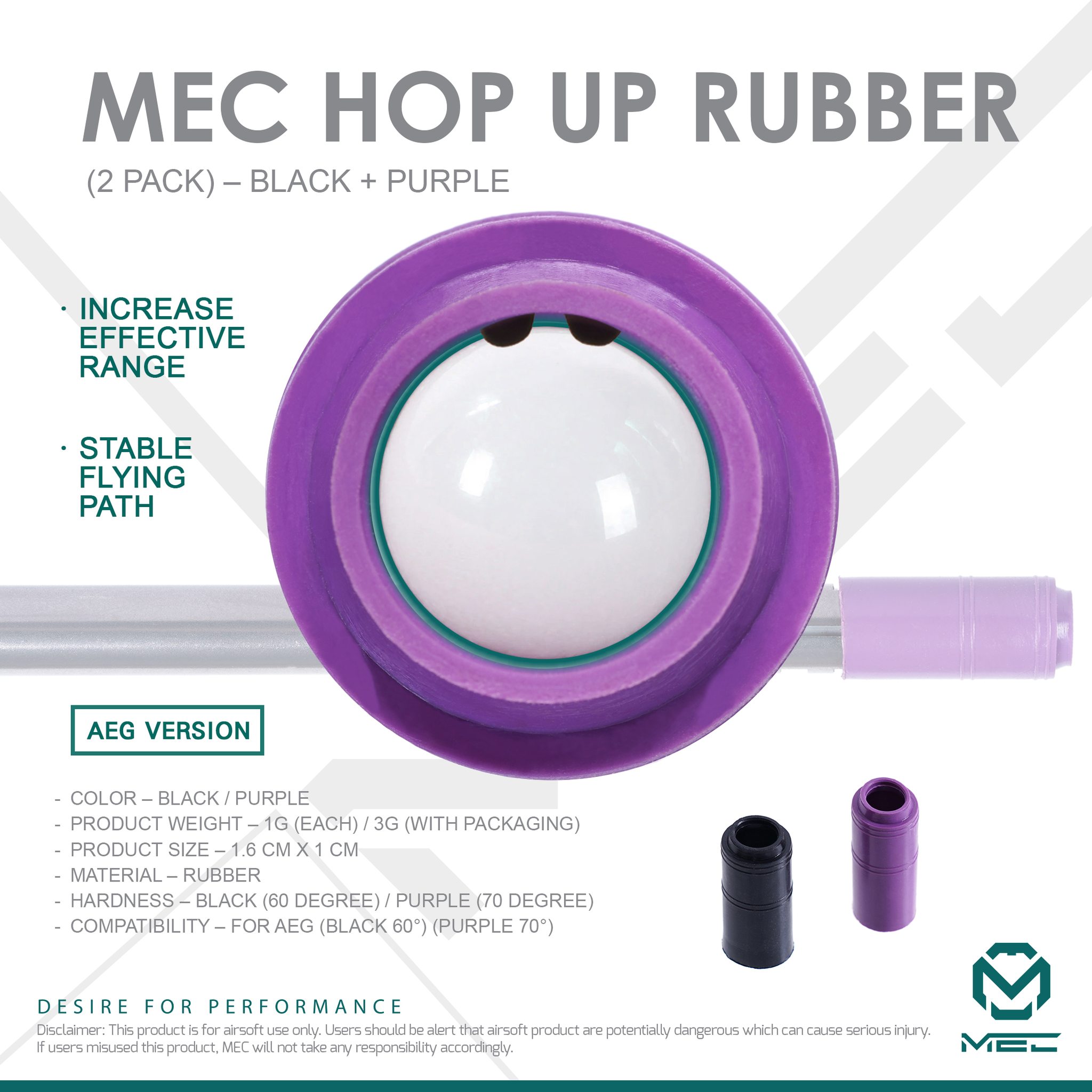 PTS / MEC AEG Hop Up Bucking (2pcs)