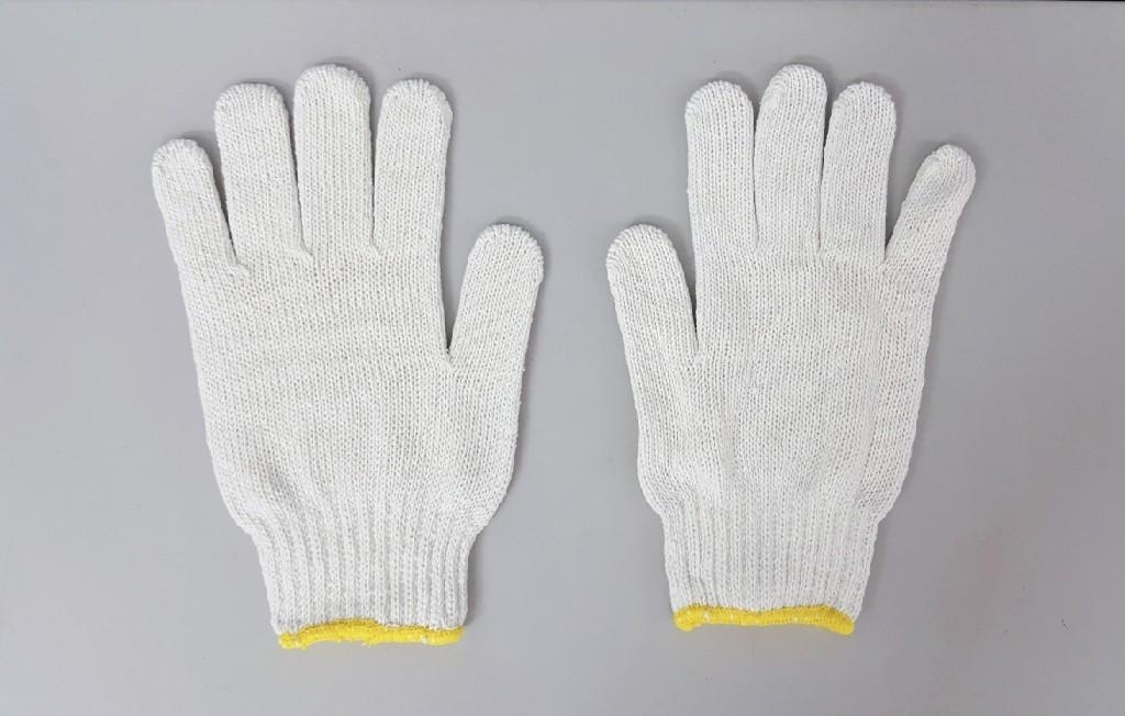 ถุงมือผ้า มีปุ่มกันลื่น