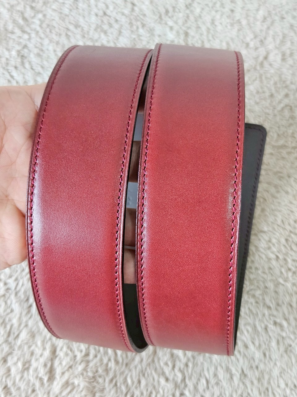 Hermes belt 42mm size85 เอว33-35