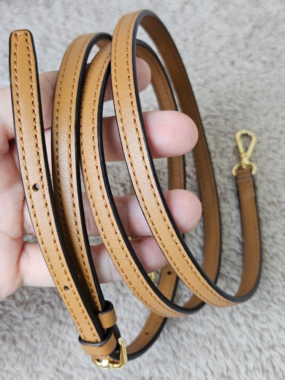 MCM Rabbit Top Zip Crossbody