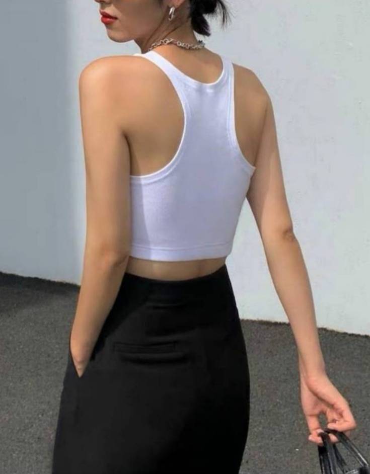 ขายส่ง เสื้อกล้าม เสื้อทับ ผ้าเนื้อดี ผลิตโรงงานไทย เสื้อกล้ามครึ่งตัว (ราคาต่อโหล) nongnini1988