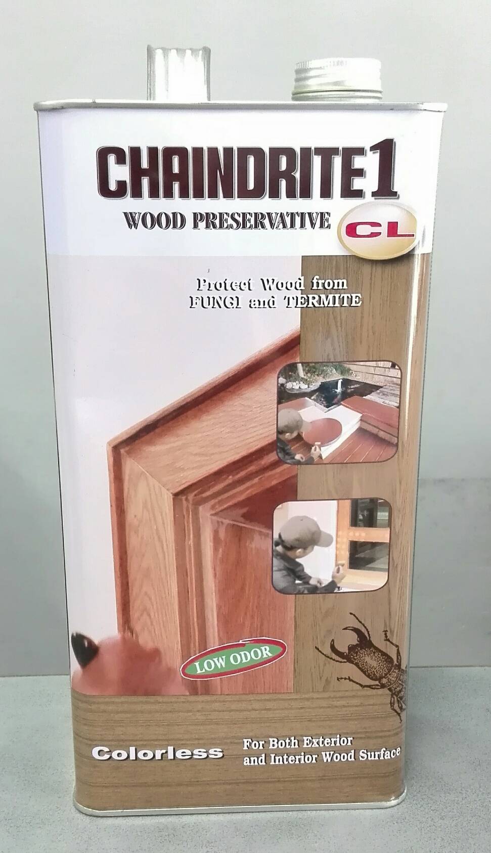 เชนไดร้ท์ ทาไม้ สีใส