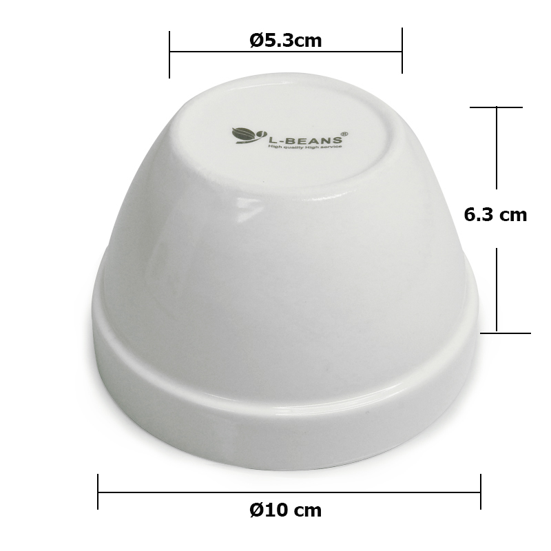 ถ้วยคัปปิ้งกาแฟ ถ้วยเซรามิควัดกาแฟ ถ้วยชิมกาแฟ L-Bean 150-200ml แพ็ค 6 ใบ