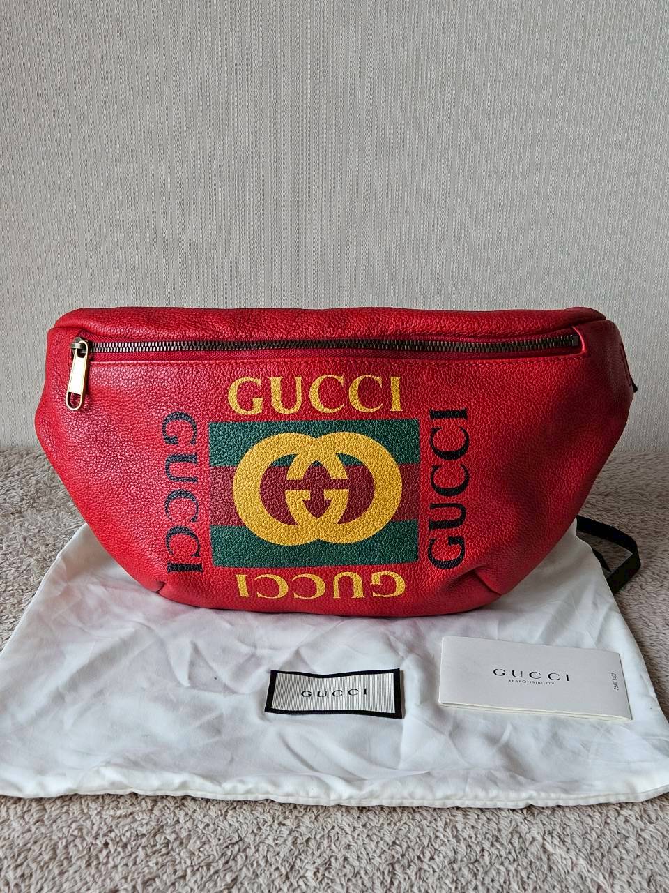 Gucci Print Small Belt Bag