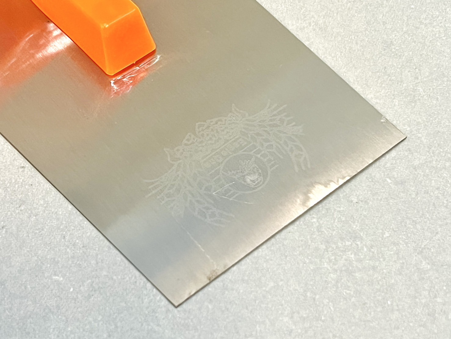 เกียงสี่เหลี่ยมขัดมันเหล็ก ด้าม PVC Eagle One