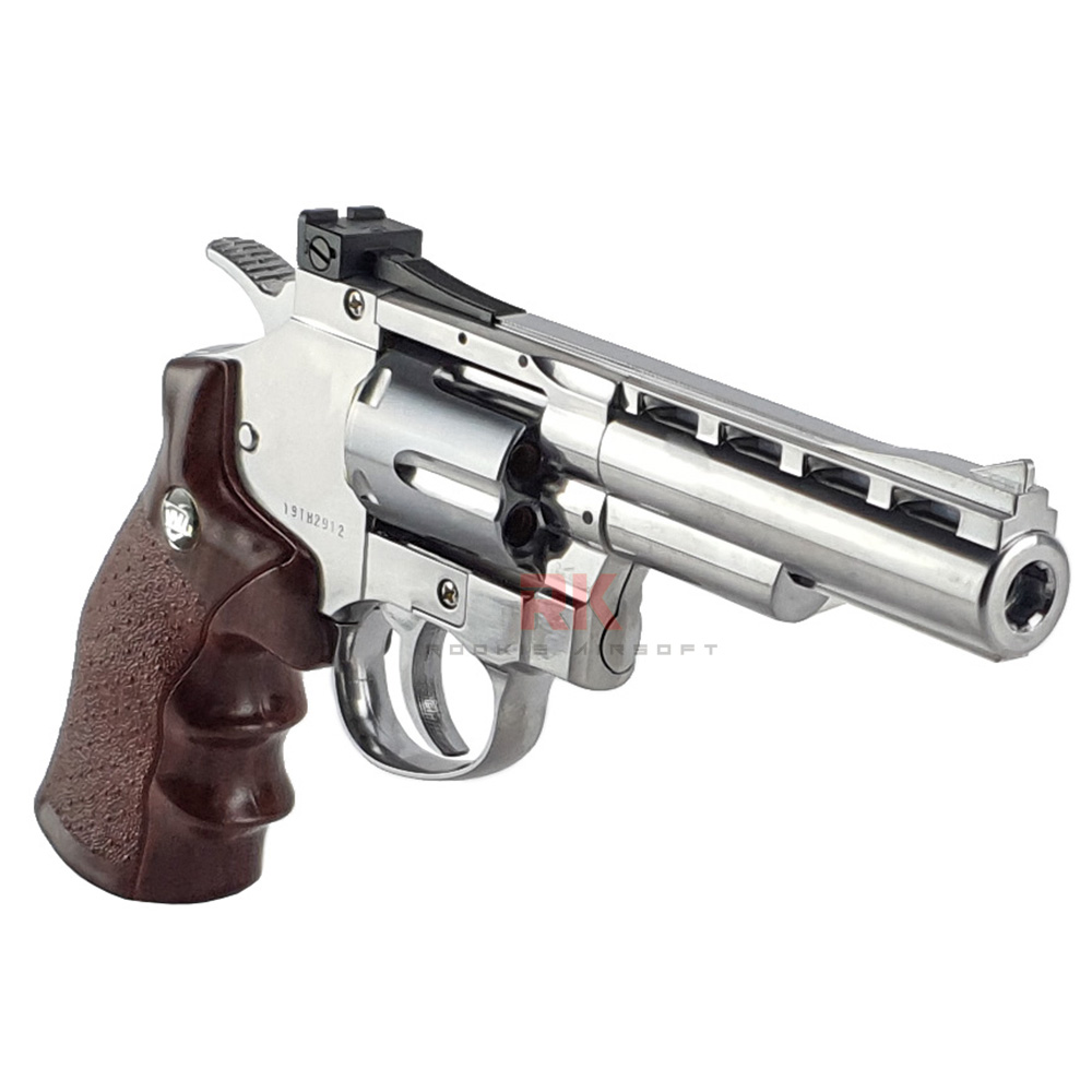 WinGun 701S 4 inch Co2 Revolver (Silver)