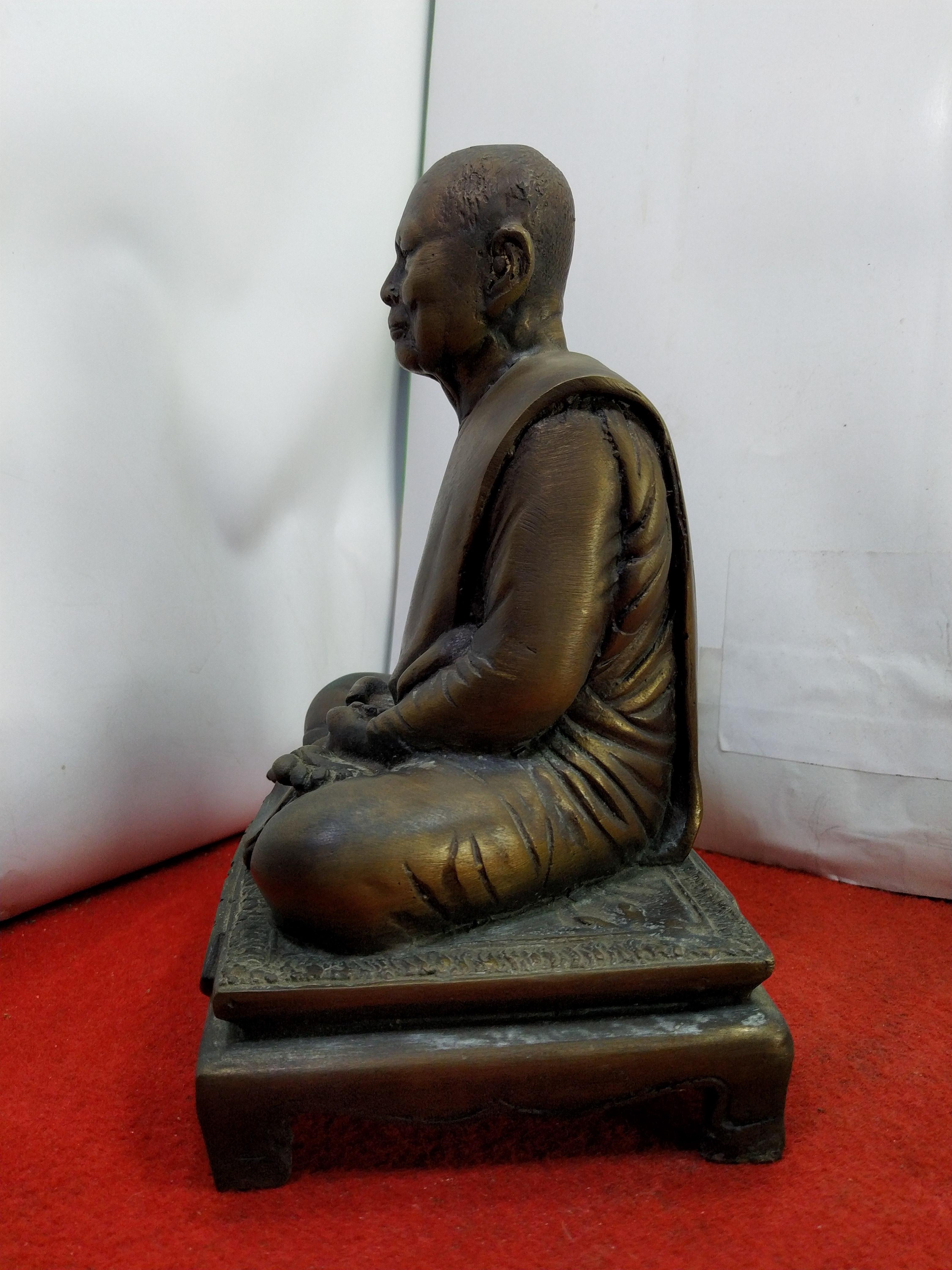 หลวงปู่ศรีจันทร์ วณฺณาโภ วัดศรีสุทธาวาส (เลยหลง) อ.เมือง จ.เลย หน้าตัก 5 นิ้ว