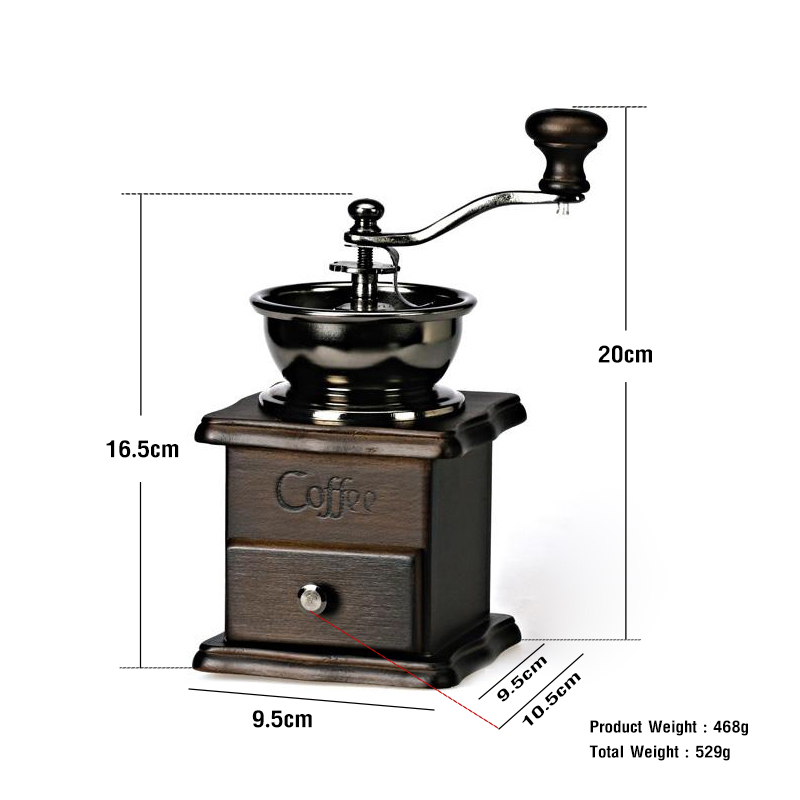 Coffee Grinder Manual Roll
