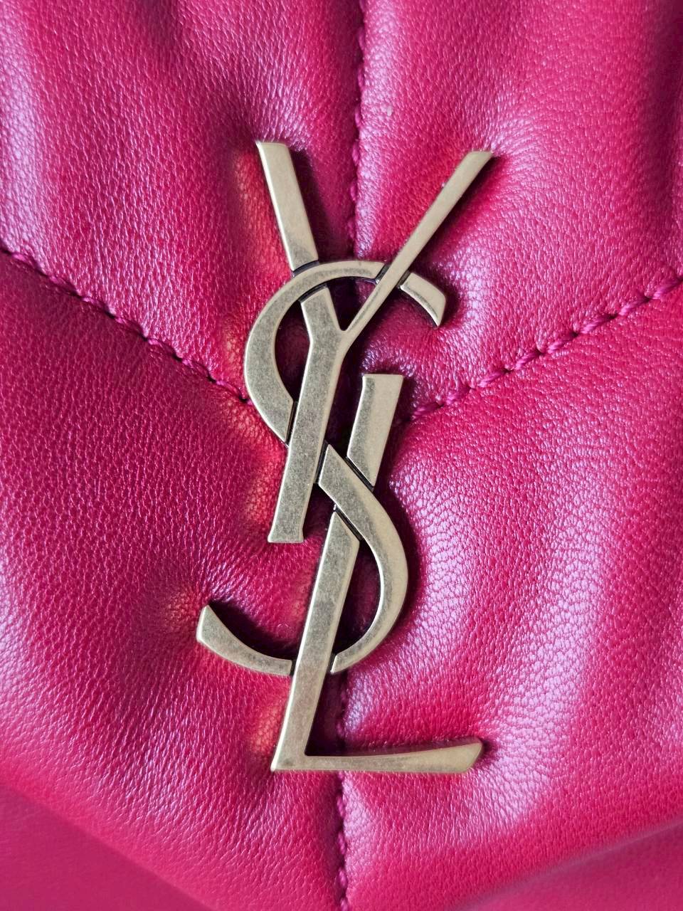 YSL Toy Puffer Mini Bag สีแดง
