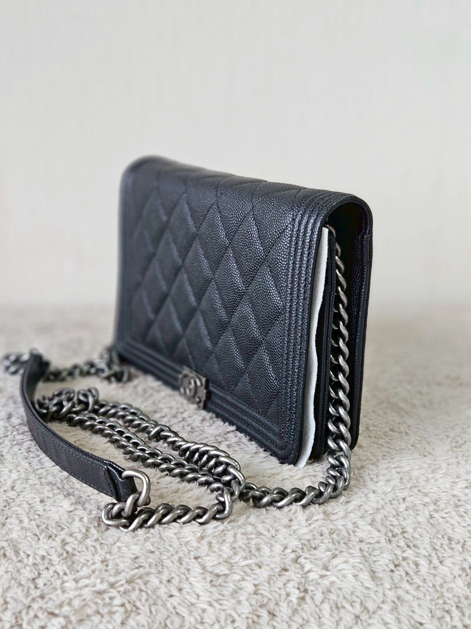 Chanel WOC Boy Cavair