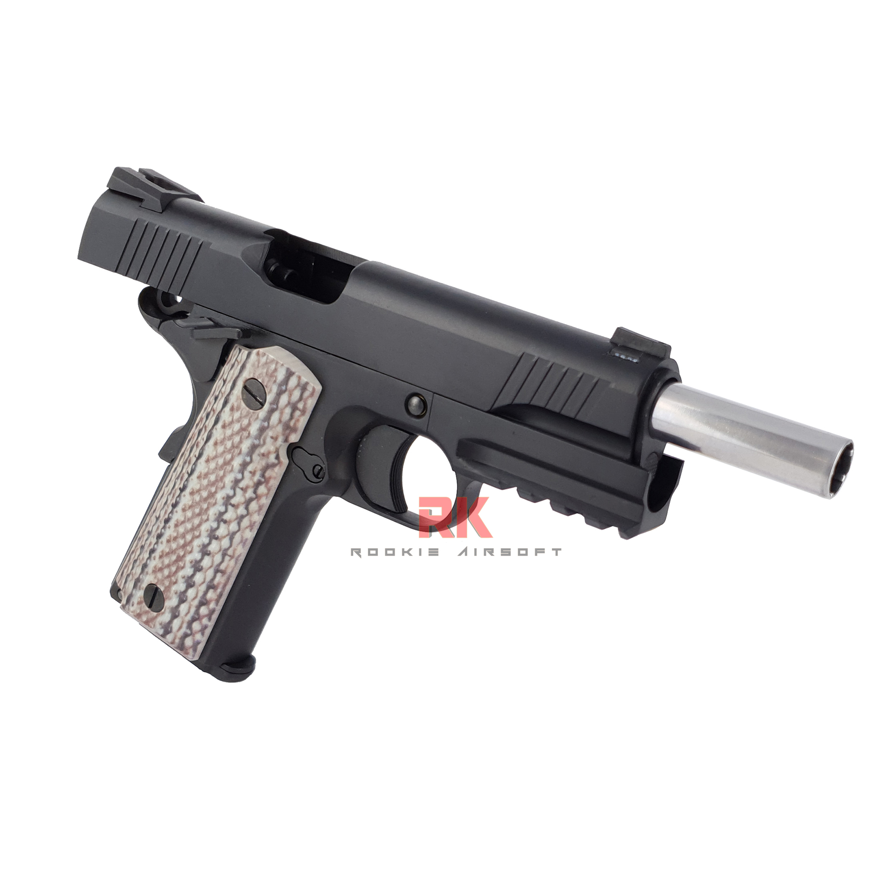 SRC Colt M45A1 Dual Magazines (Green gas + Co2) GBB - Black