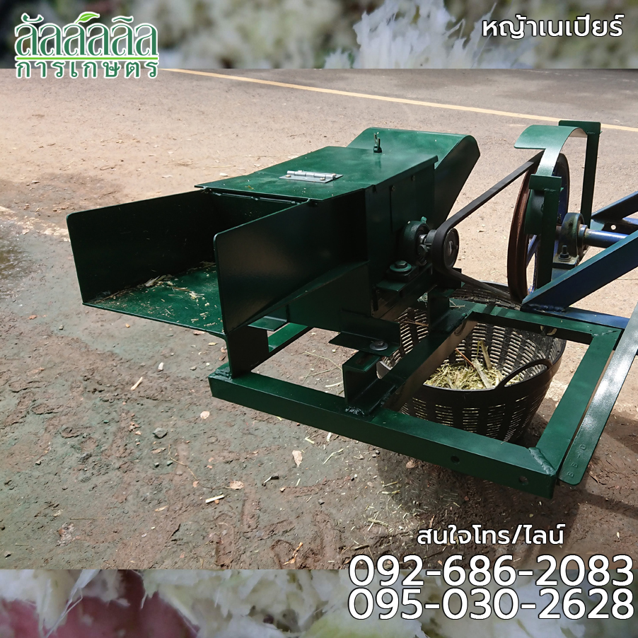 เครื่องสับหญ้าเนเปียร์ 8 ใบมีด (ตั้งโต๊ะ)