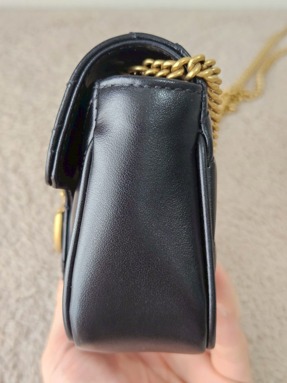 Gucci Marmont Super Mini สีดำ