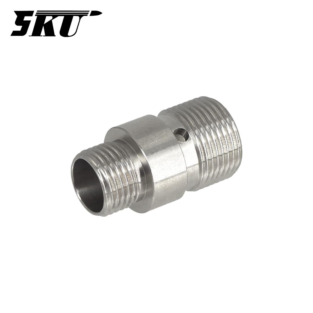 5KU Stainless Steel Silencer Adapter for WE M11 CW to M14 CCW (GB-496)