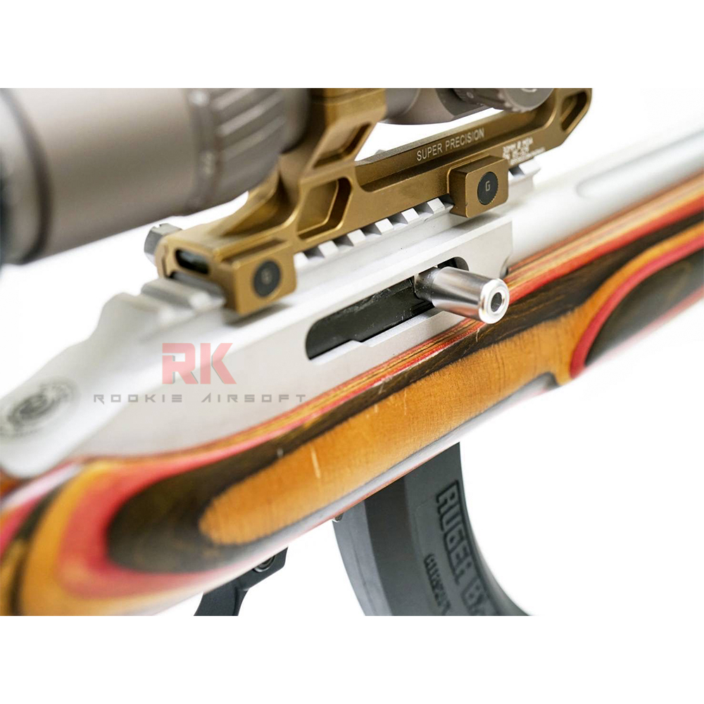 CL Project A+ Studio Ruger 10/22 GBB (Custom Made Wood Stock) KJ KC02 System (Silver)