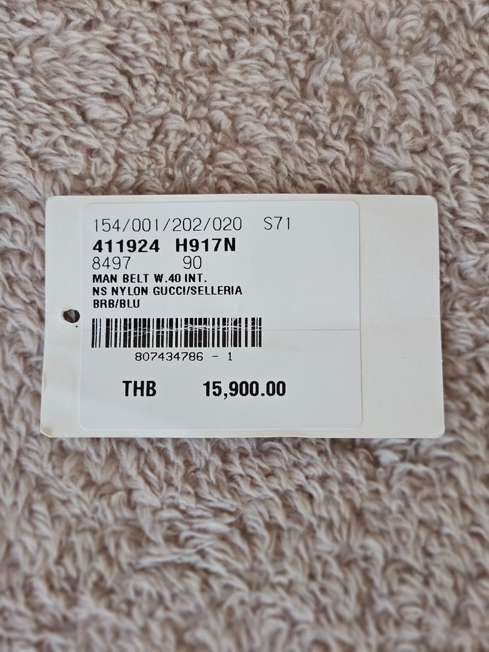 Gucci 411924 Men Belt 90/36