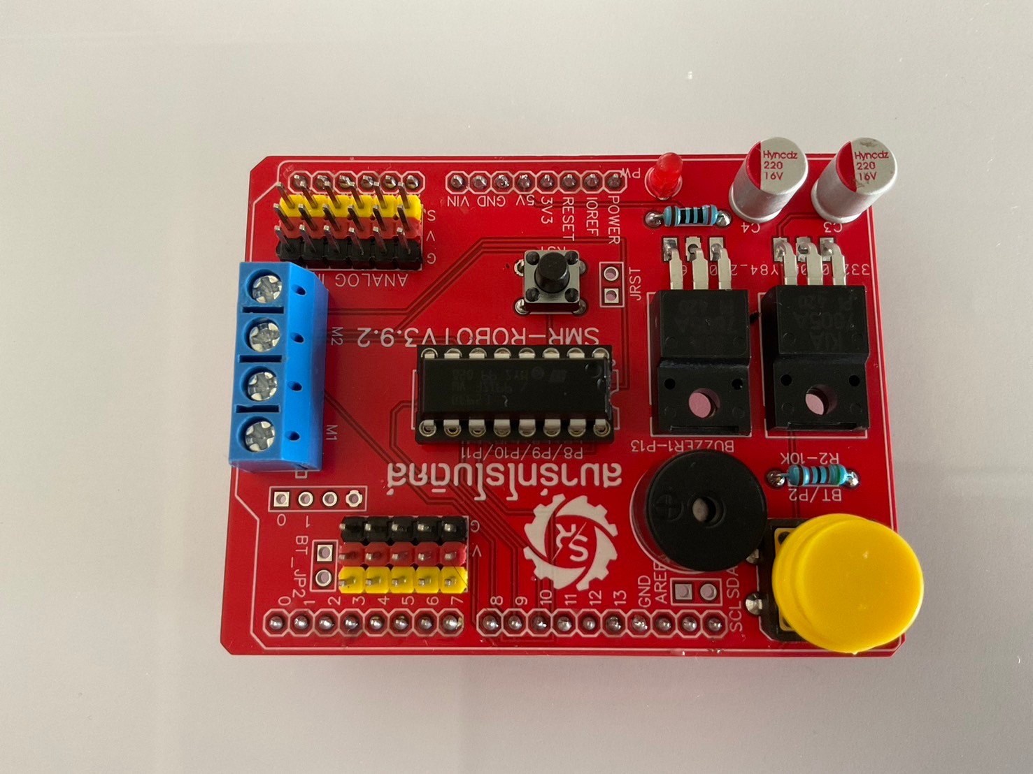SMR บอร์ดหุ่นยนต์ระดับผสมออโต้ พร้อมใช้งาน (ไม่รวมบอร์ดarduino uno)