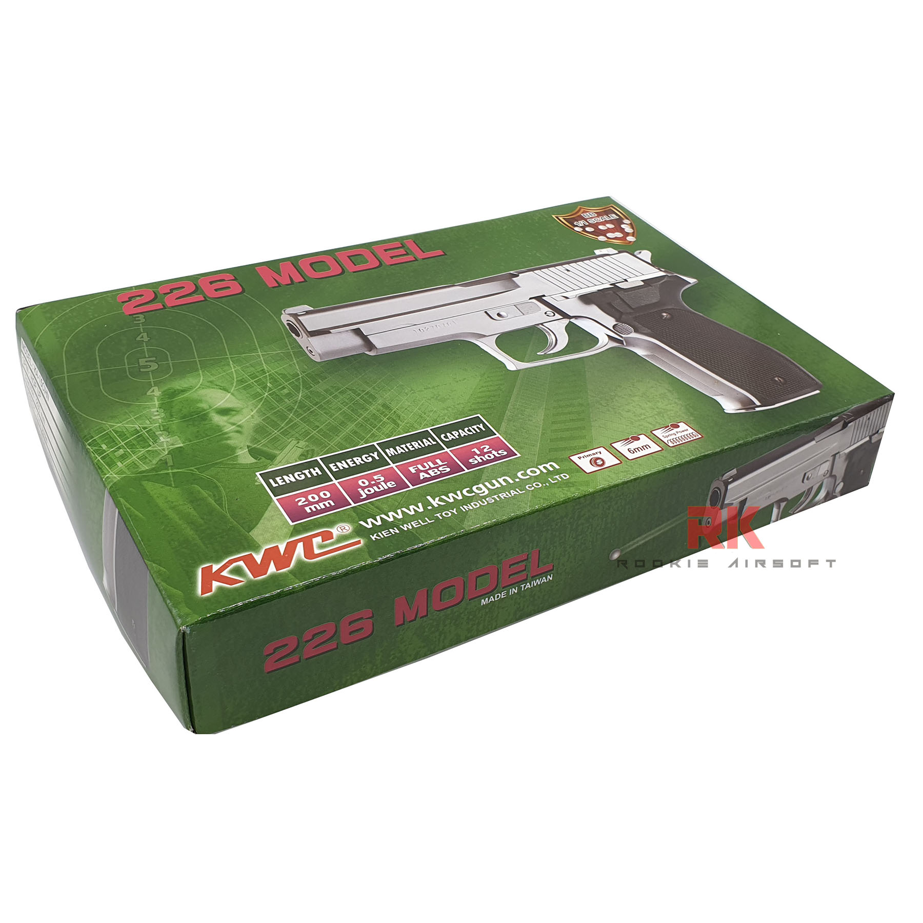 KWC Sig Sauer P226 Silver - Spring Action