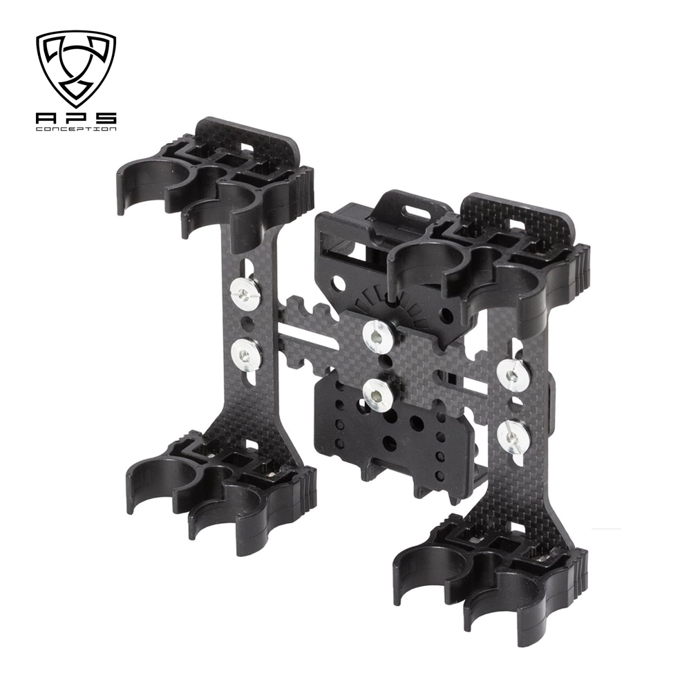 APS Quad-load X 2 Shotshells Caddy System with Belt Loop