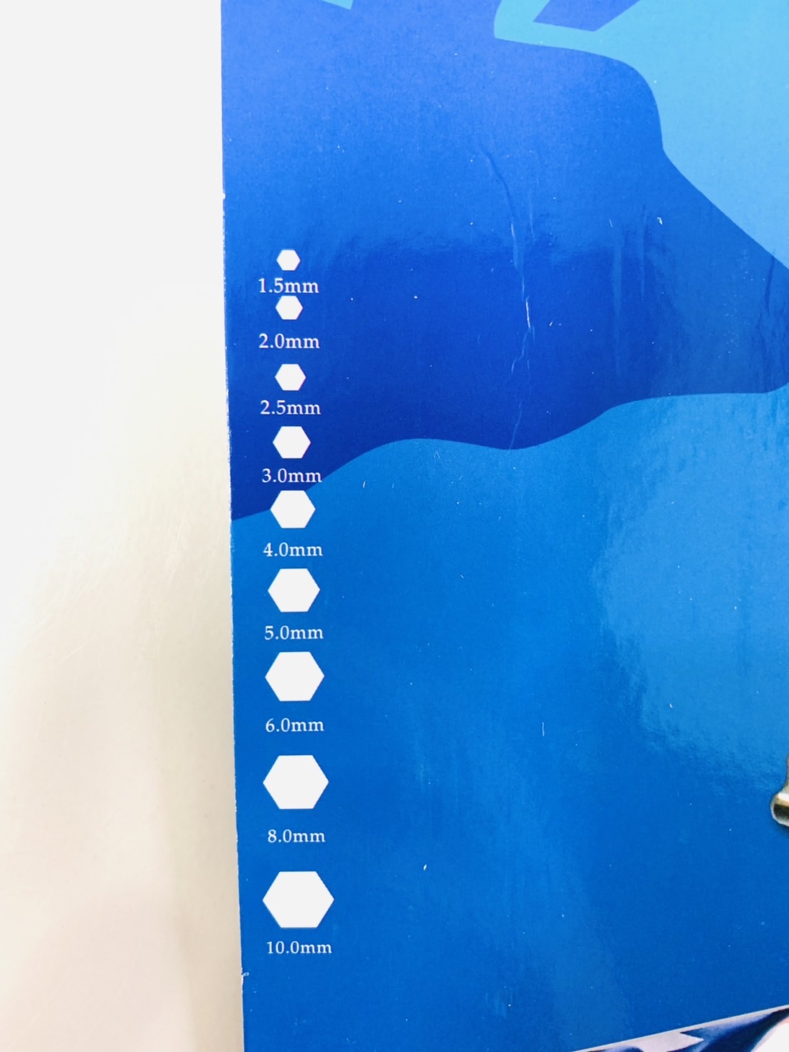 กุญแจหกเหลี่ยม มิล 9 ตัวชุด หัวบอล