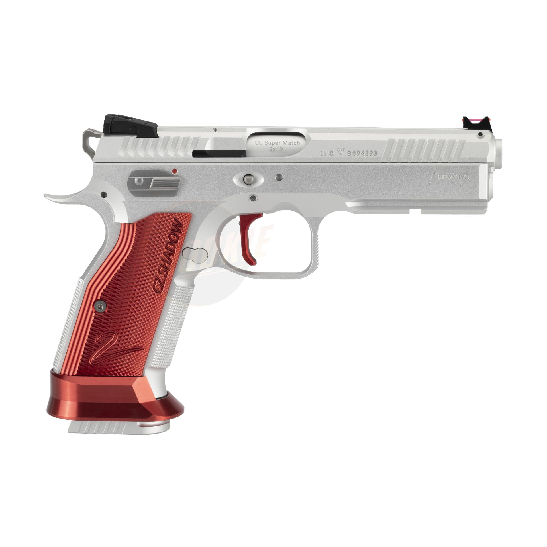 CL Project Custom KJ CZ Shadow 2 Single Action GBB (CNC Version) - Silver & Red Limited Edition