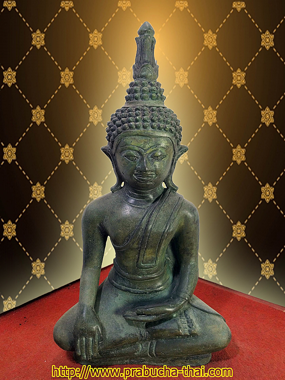 พระเชียงรุ้ง หน้าตัก 5 นิ้ว เนื้อโลหะสำริด