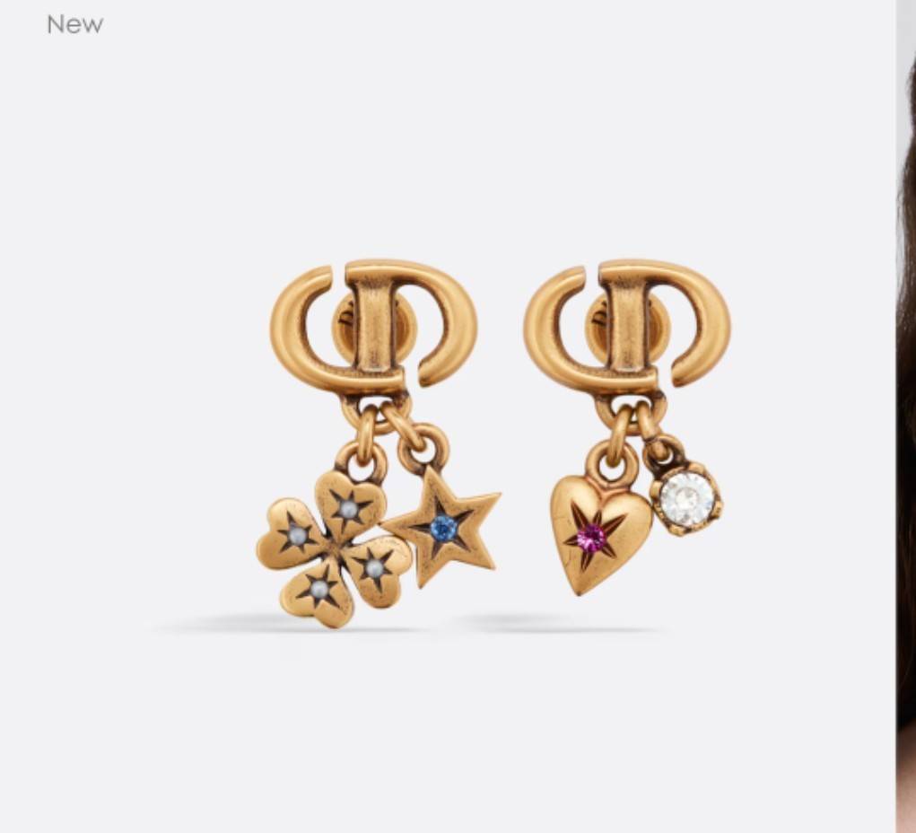 ต่างหูดิออ dior earrings ต่างหูดิออร์ ต่างหูดิออร์ หัวใจ