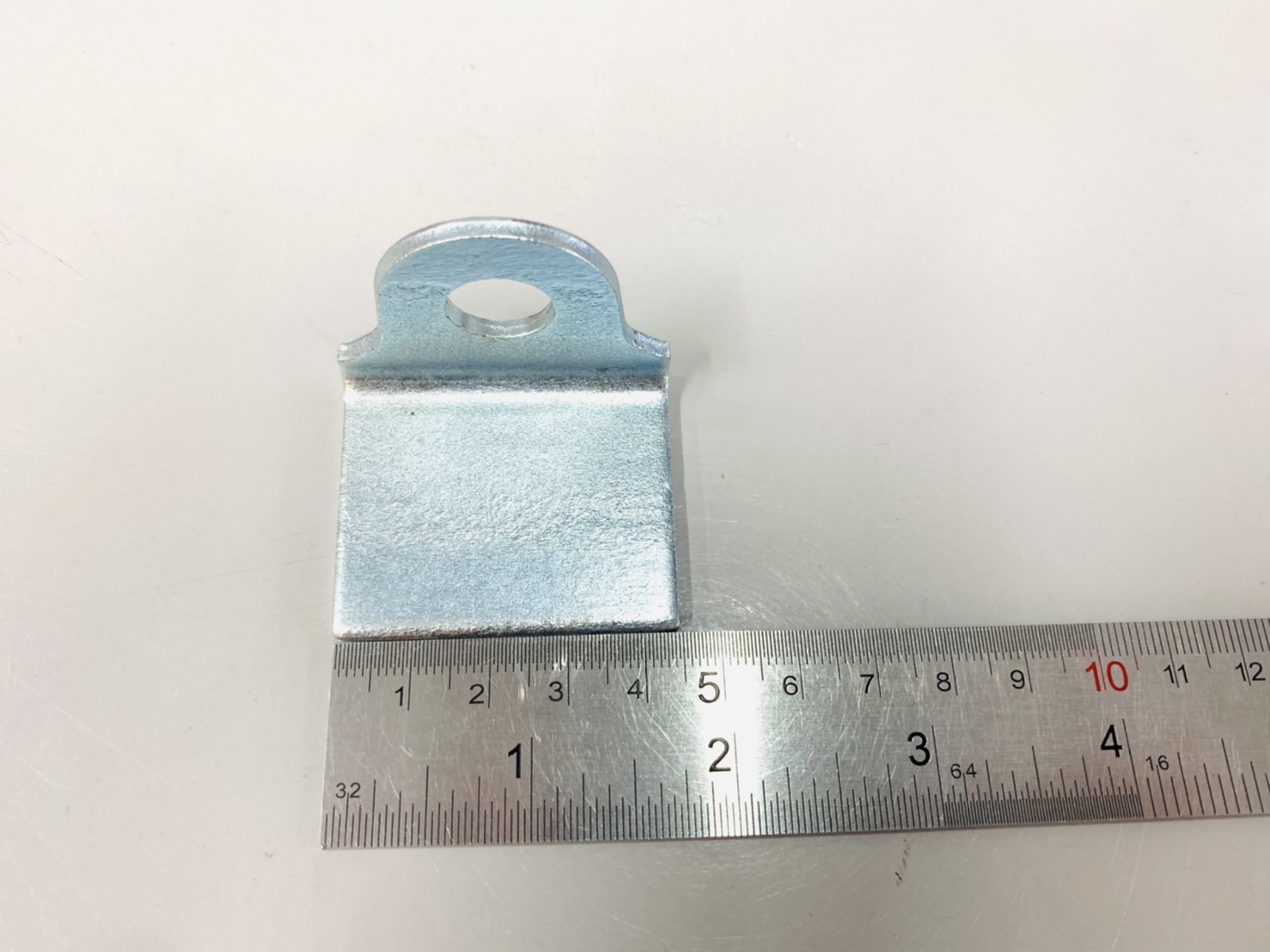 หูสายยูชุบซิงค์ มุมฉาก (แพค2อัน)