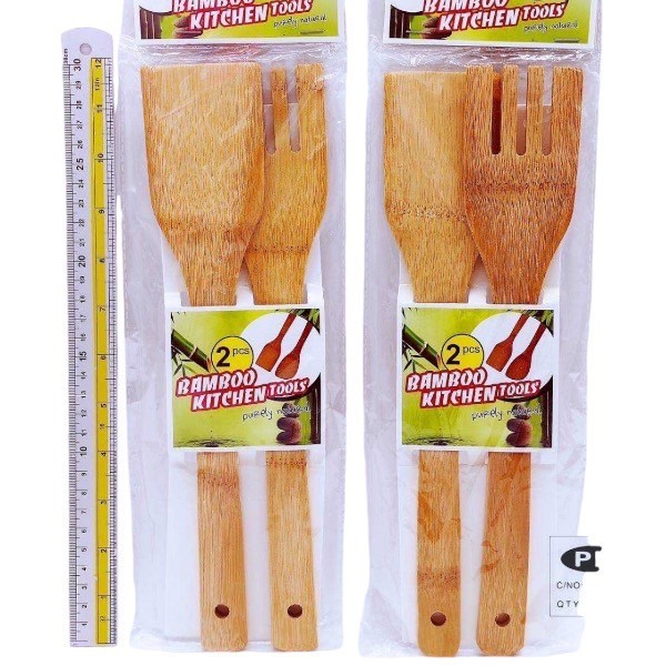 ทัพพีแบบไม้ 2 ชิ้น