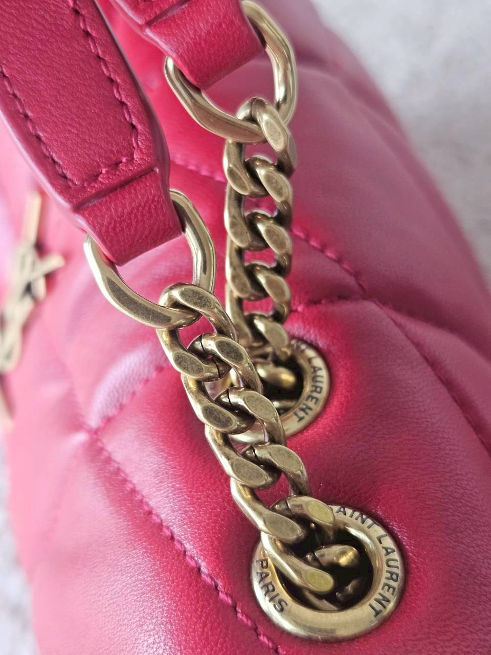 YSL Toy Puffer Mini Bag สีแดง