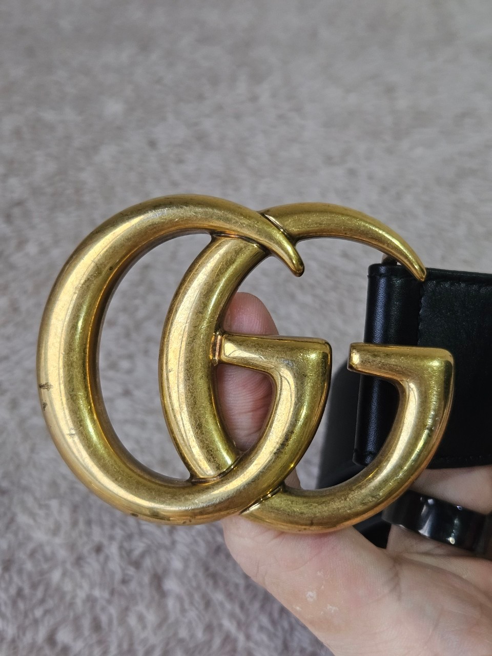 Gucci 400593 GG Marmonot Wide Belt