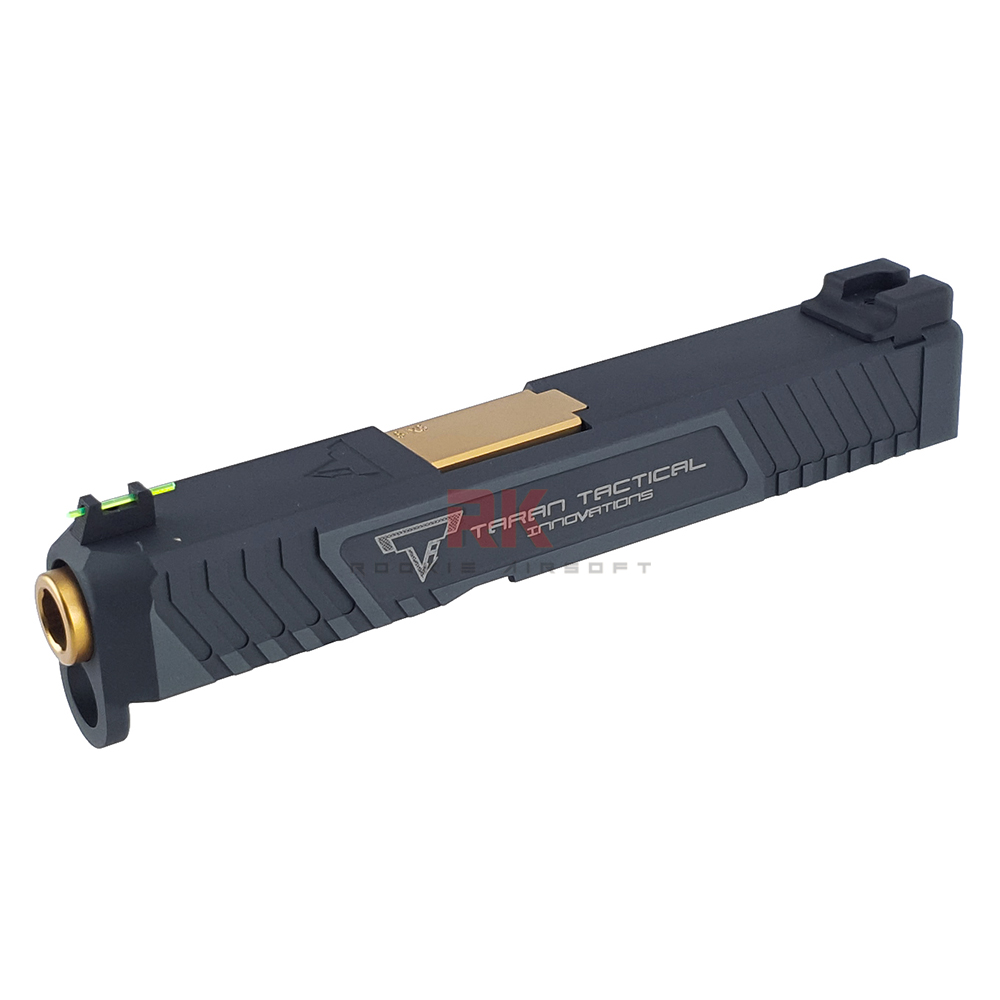 NOVA CNC Aluminum TTI Style G26 Slide Set for Marui G26 (Shiny Black)