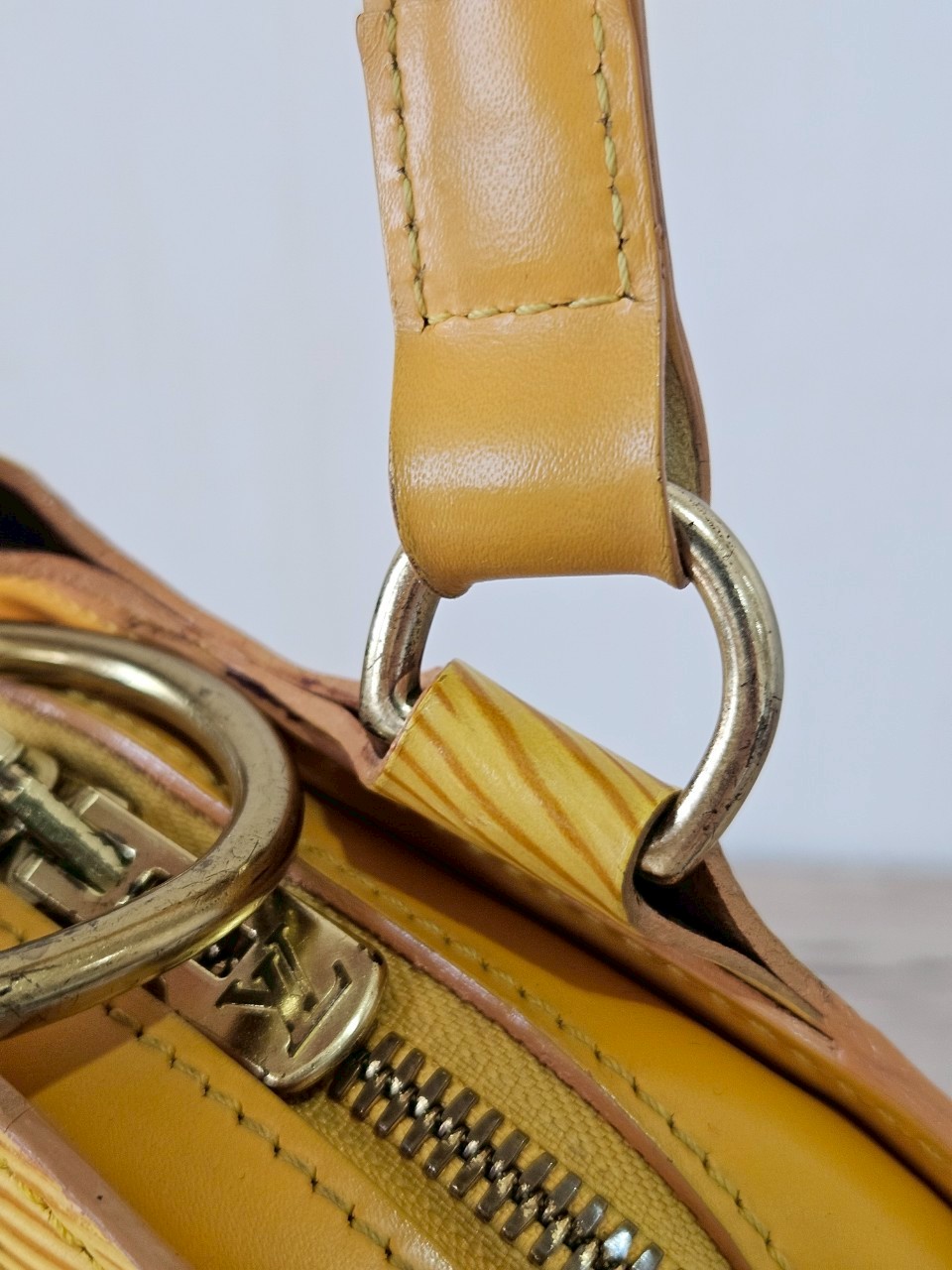 LV Yellow Epi Mabillon Backpack