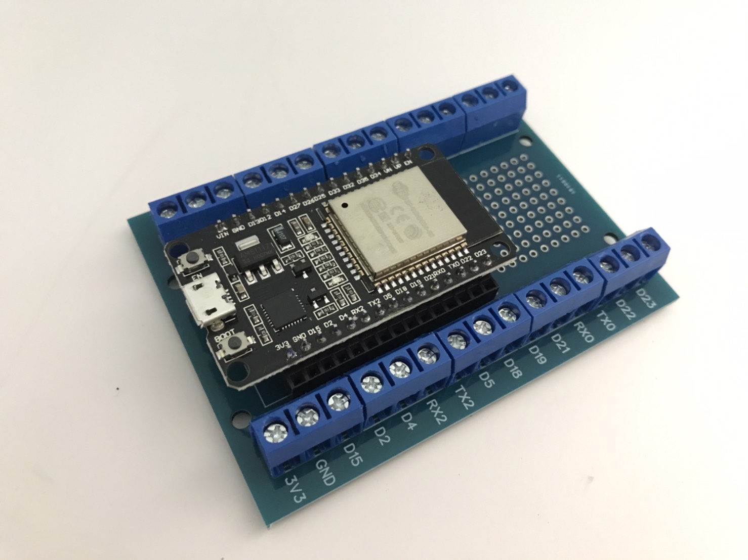 บอร์ด EP32 Internet of thing พร้อม บอร์ดเทอร์มินอล Ex