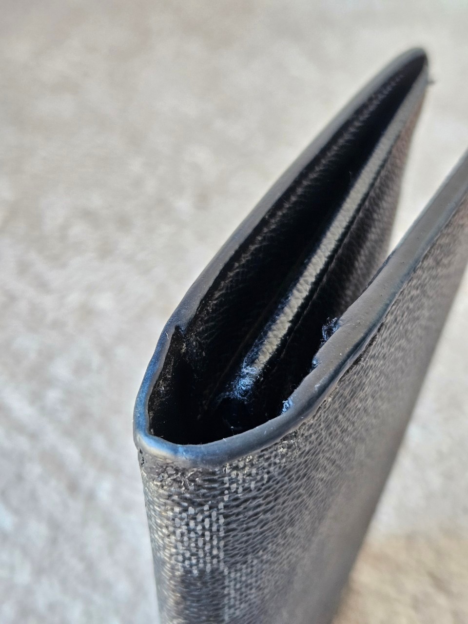 LV N62665 Brazza Damier Graphite Wallet