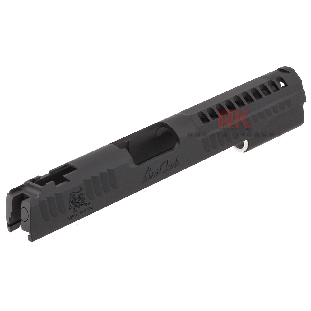 Bomber Wildcat Aluminum Standard Slide for Marui Hi-CAPA 5.1 / 1911 - Black