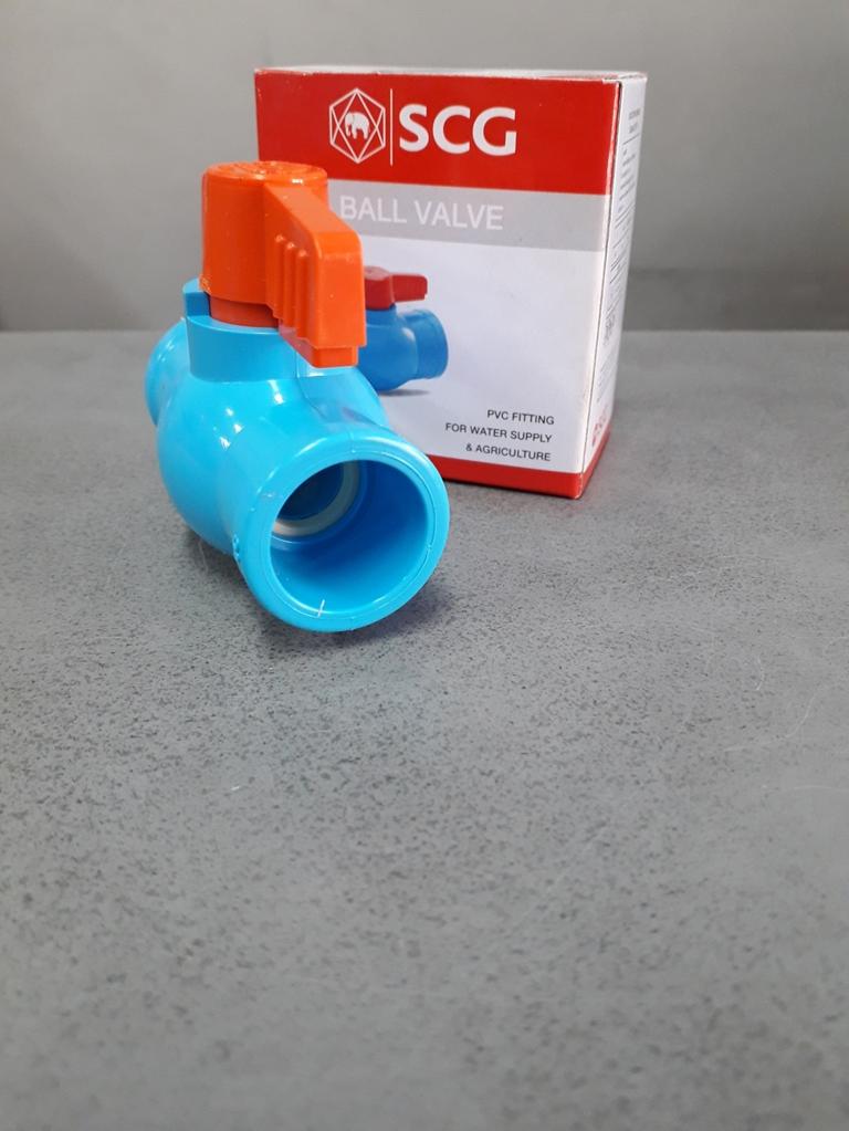 บอลวาล์ว PVC สวม SCG